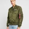 Alpha Industries Custom - Bomberjacks - Dark Green -About You Winkel aa59e96752384c5d91b91bfec0978c59