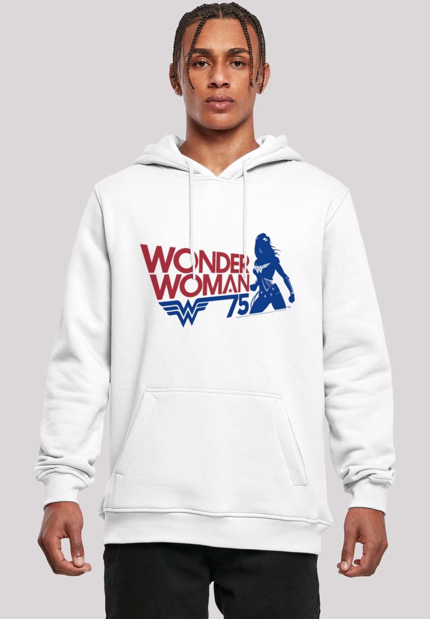 F4NT4STIC Dc ComicsWoman Seventy Five - Hoodie - White 3 F4NT4STIC Dc ComicsWoman Seventy Five - Hoodie - White