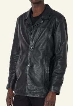 SERGE PARIENTE Nathan - Leren Jas - Black 11 SERGE PARIENTE Nathan - Leren Jas - Black -About You Winkel b435cec7c93549ccada90a9291398b7f