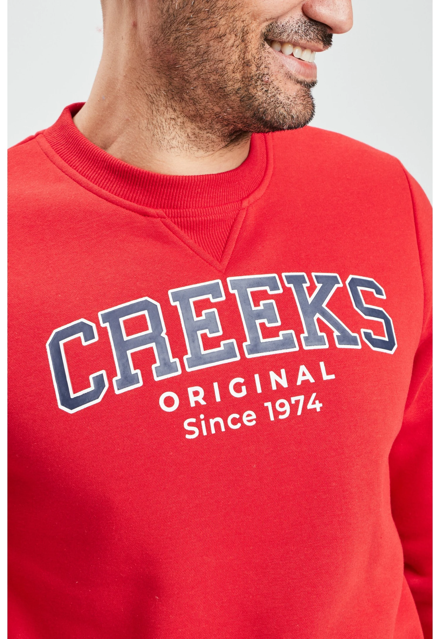 American Inspiration Fashion Cool Easy Round Ne - Sweater - Red 6 American Inspiration Fashion Cool Easy Round Ne - Sweater - Red - Afbeelding 4