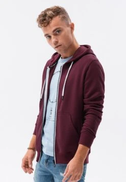 Zip-Up- Sweater Met Rits - Burgundy -About You Winkel b950b6eb684c4a349aadc1b67bd9fc3f