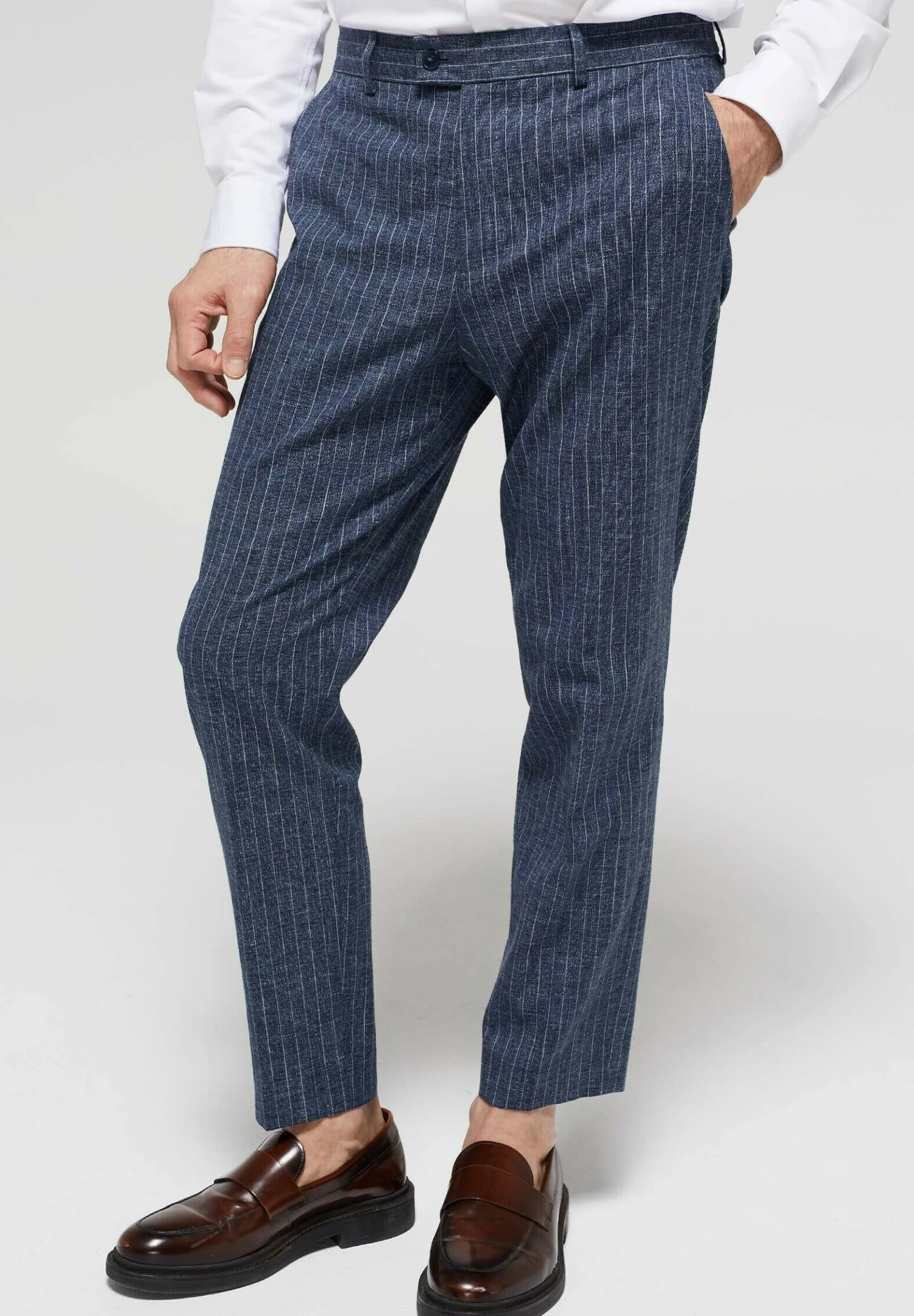 WE FASHION Dessin - Pantalon - Blue 3 WE FASHION Dessin - Pantalon - Blue