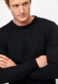 Profuomo Crew Neck - Trui - Black -About You Winkel b9734bfa3230468ab6b46138900cc06e