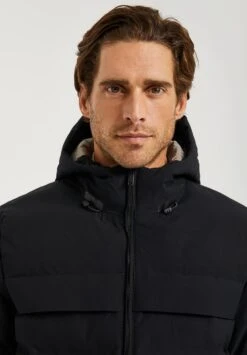 POLO CLUB Hooded Osvald - Winterjas - Black -About You Winkel bb29ea2f105946eb9aba2eef58def8ad