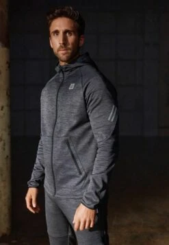 Next Active Tech - Sweater Met Rits - Grey