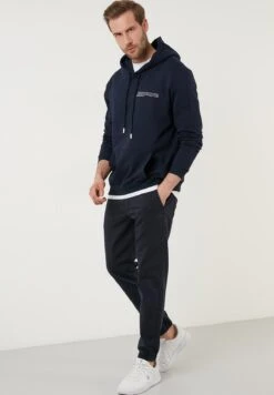Hoodie - Navy Blue -About You Winkel bc3c6068243a4f0fa32f9ab765777dd3