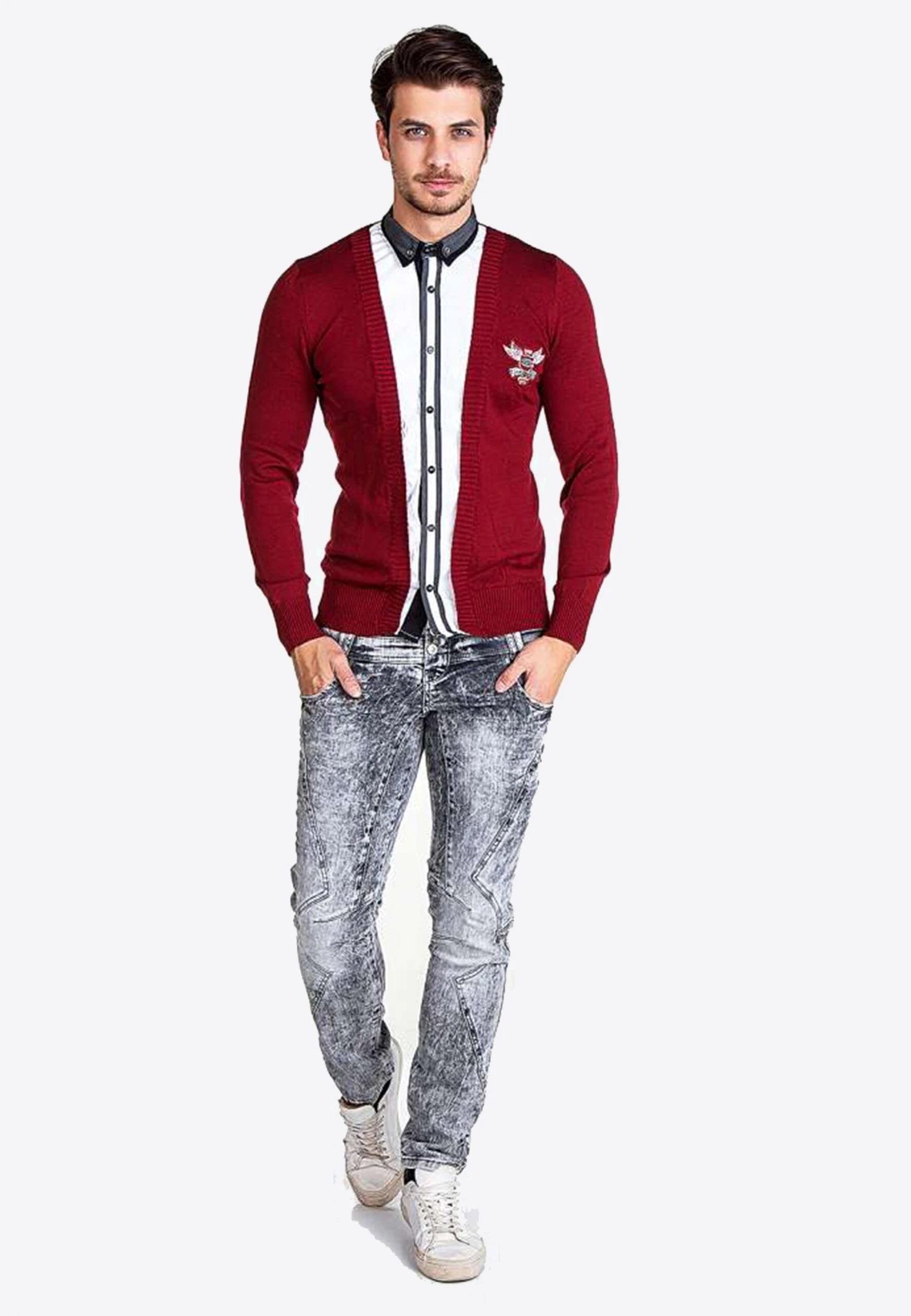 Cipo & Baxx Vest - Bordeaux 3 Cipo & Baxx Vest - Bordeaux