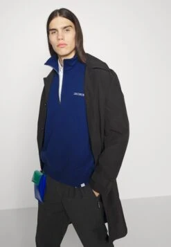 Les Deux Diego Halfzip - Sweater - Blue -About You Winkel bdcfbade677b4fdf9ccd6293b7de73f8