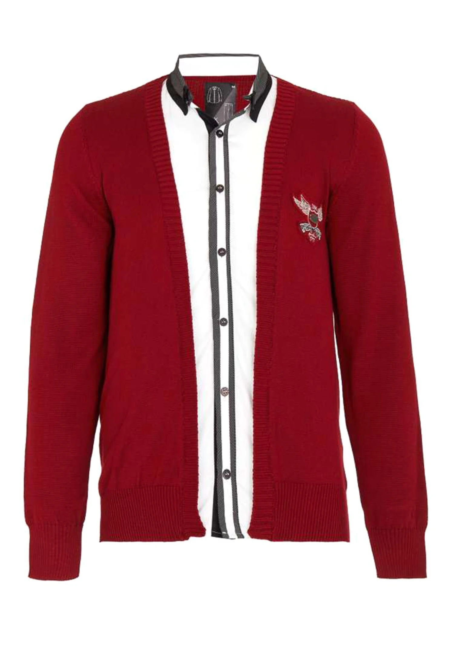 Cipo & Baxx Vest - Bordeaux 9 Cipo & Baxx Vest - Bordeaux - Afbeelding 7