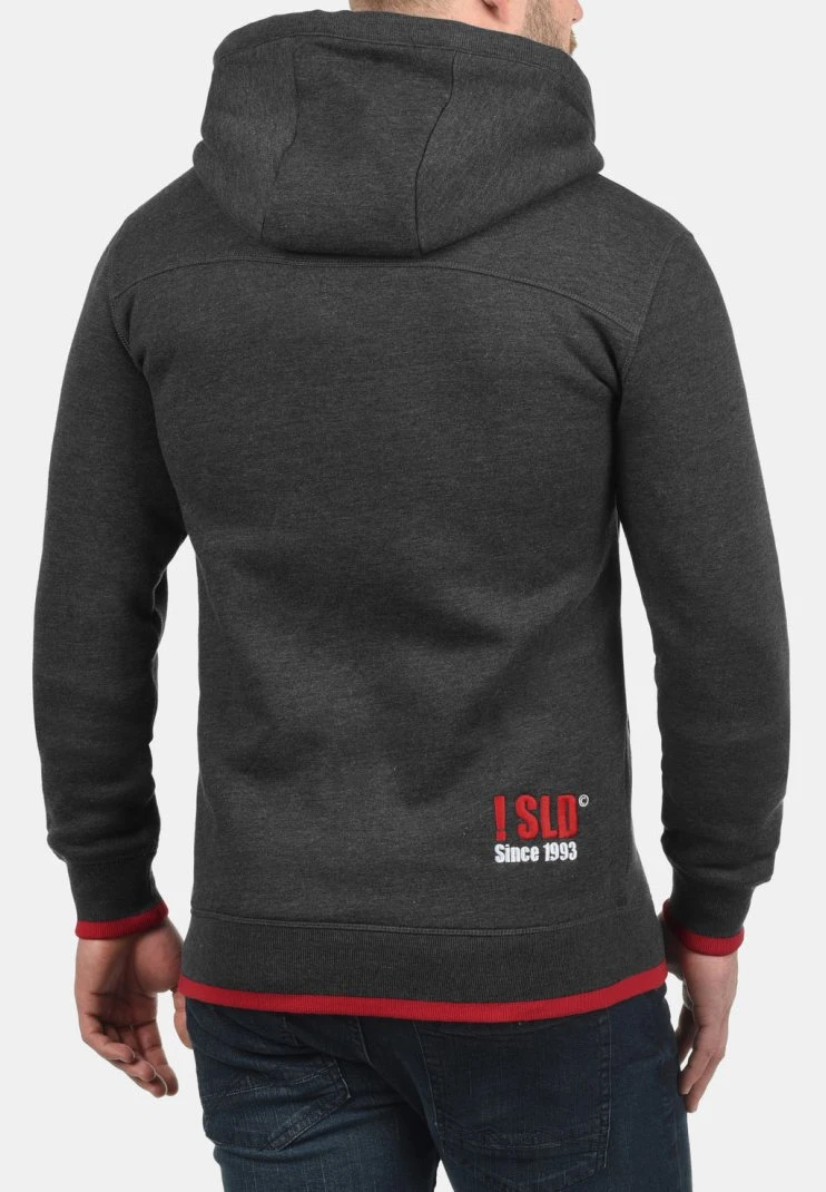 Solid Sdbenjaminzip - Sweater - Grey 4 Solid Sdbenjaminzip - Sweater - Grey - Afbeelding 2