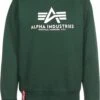 Alpha Industries Basic - Sweater - Navy Greem -About You Winkel bed7a4a96804472d90b4010a07374ba6