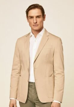 Hackett London Perfect Tencel Cc - Blazer - Tan -About You Winkel c0c0c85a23724ed0a9a5bee617652e84