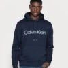 Calvin Klein Logo Hoodie - Hoodie - Navy -About You Winkel c124faed298c44d3ba5c2769201b3575