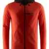 Sail Racing Hood E-Dye - Sweater Met Rits - Bright Red