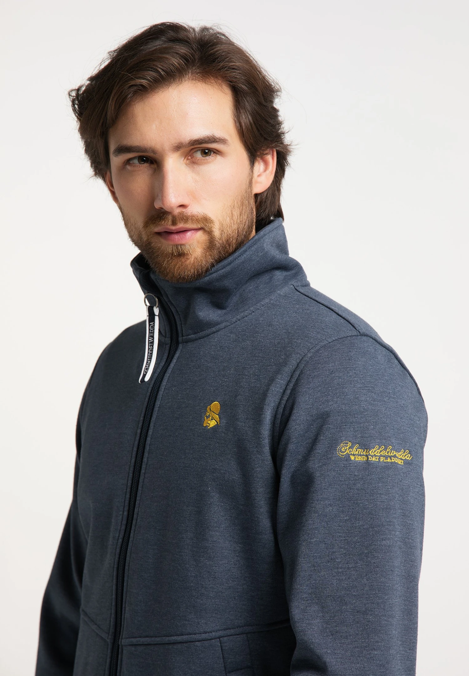 Schmuddelwedda Maire - Regenjas - Marine Melange 6 Schmuddelwedda Maire - Regenjas - Marine Melange - Afbeelding 4