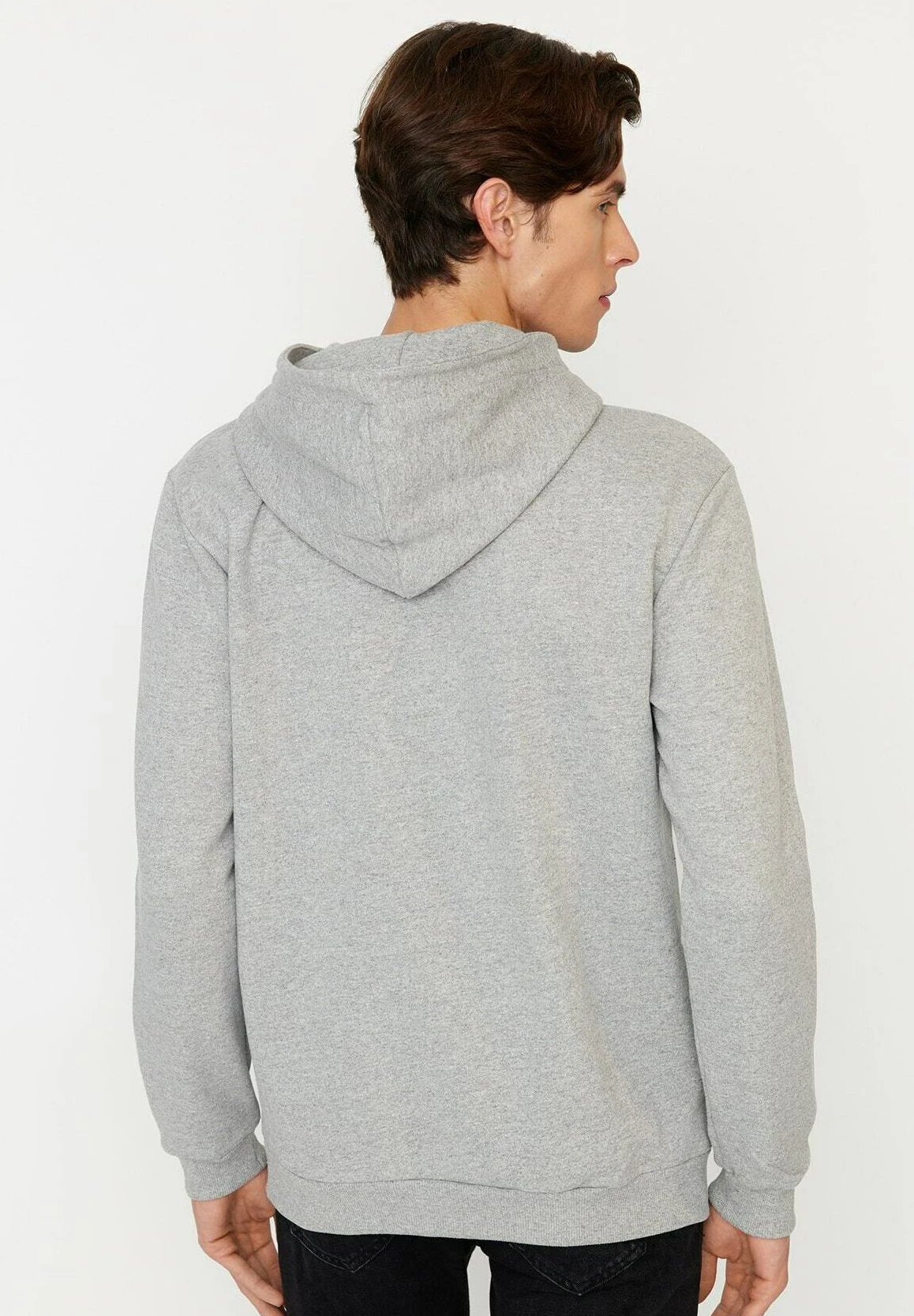 Trendyol Hoodie - Grey 4 Trendyol Hoodie - Grey - Afbeelding 2