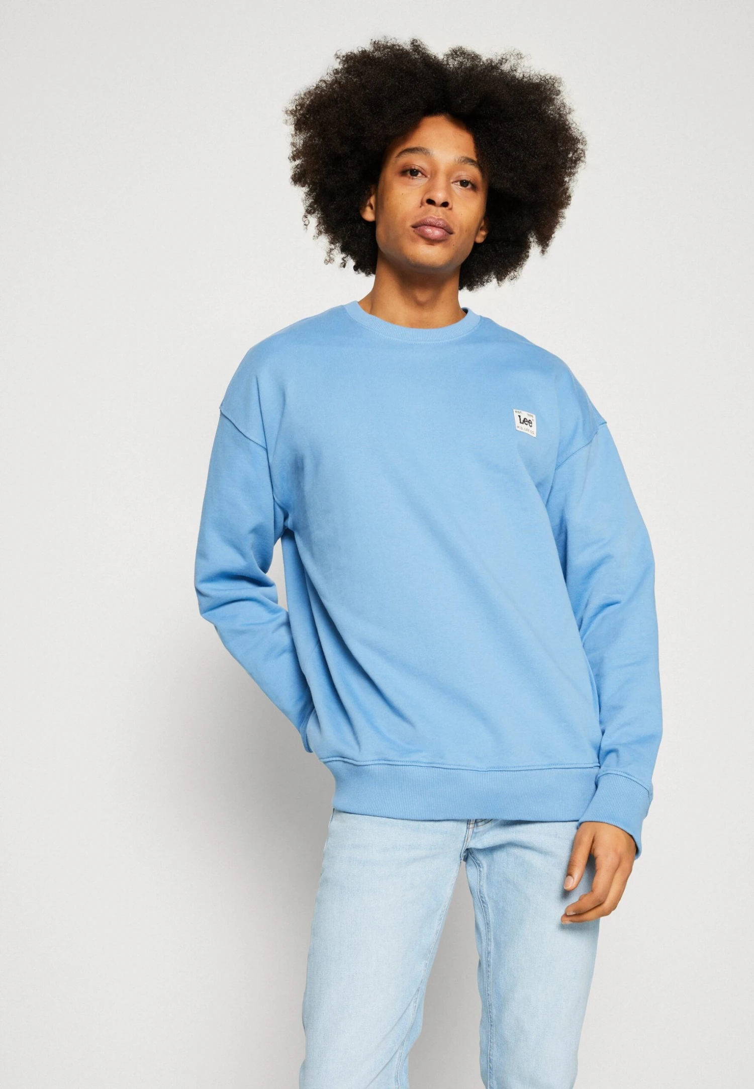 Lee Core Loose - Sweater - Prep Blue 6 Lee Core Loose - Sweater - Prep Blue - Afbeelding 4