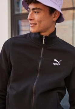 Puma Track Jacket - Sweater Met Rits - Black -About You Winkel cb21b63c33e1420dbabe619e0db7d378