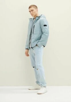 TOM TAILOR Denim Light Weight Jacket - Jas - Dusty Mint Blue -About You Winkel cf24e16cd8a747f4ba33220894a423e5