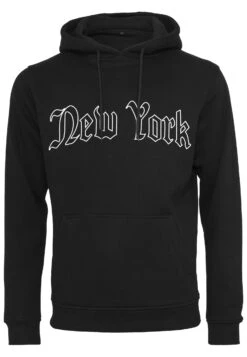 Mister Tee New York Wording- Hoodie - Black -About You Winkel d09adb0cd4984fb7b687ca2d63741377