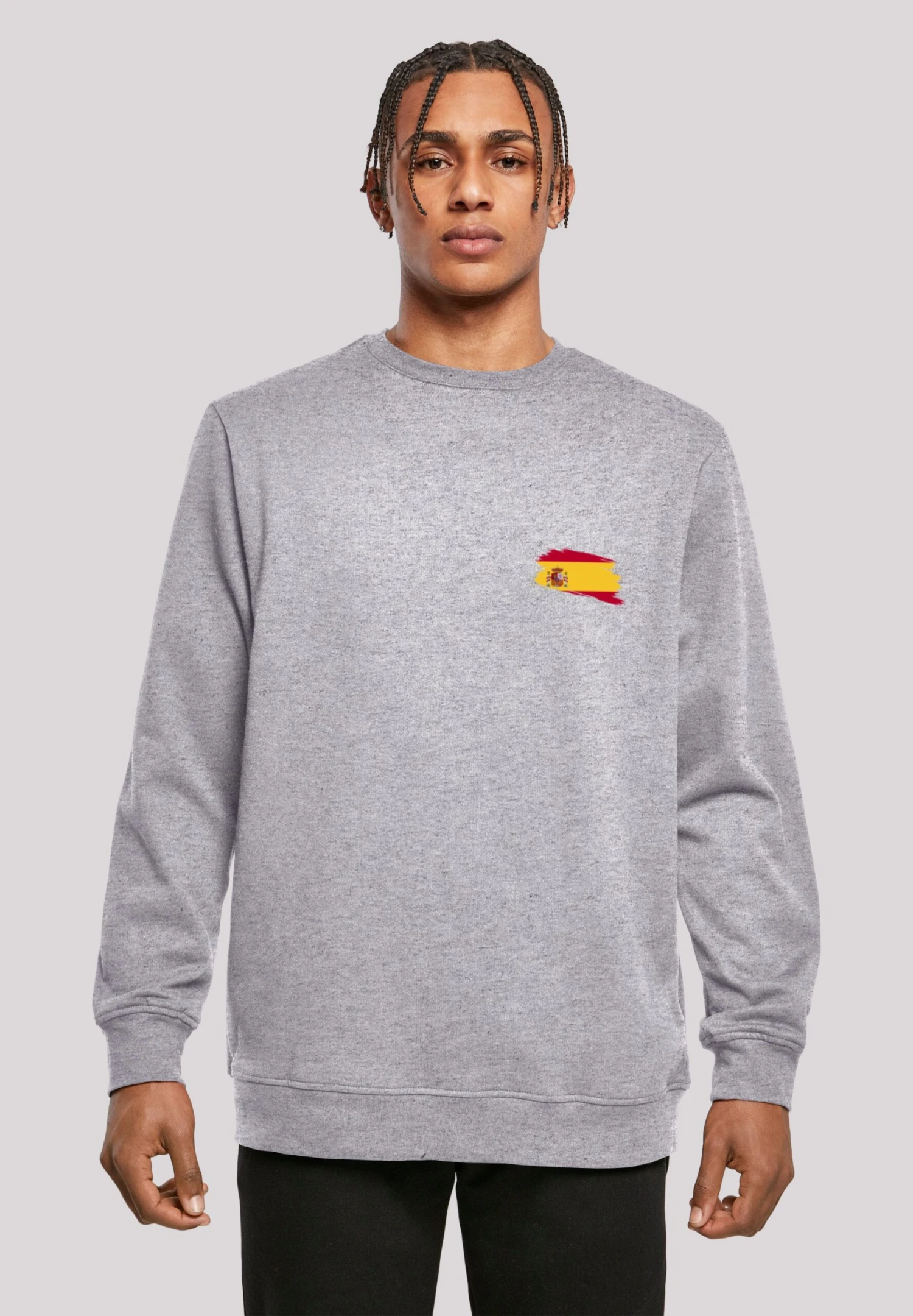 F4NT4STIC Spanien Flagge - Sweater - Heather Grey 3 F4NT4STIC Spanien Flagge - Sweater - Heather Grey