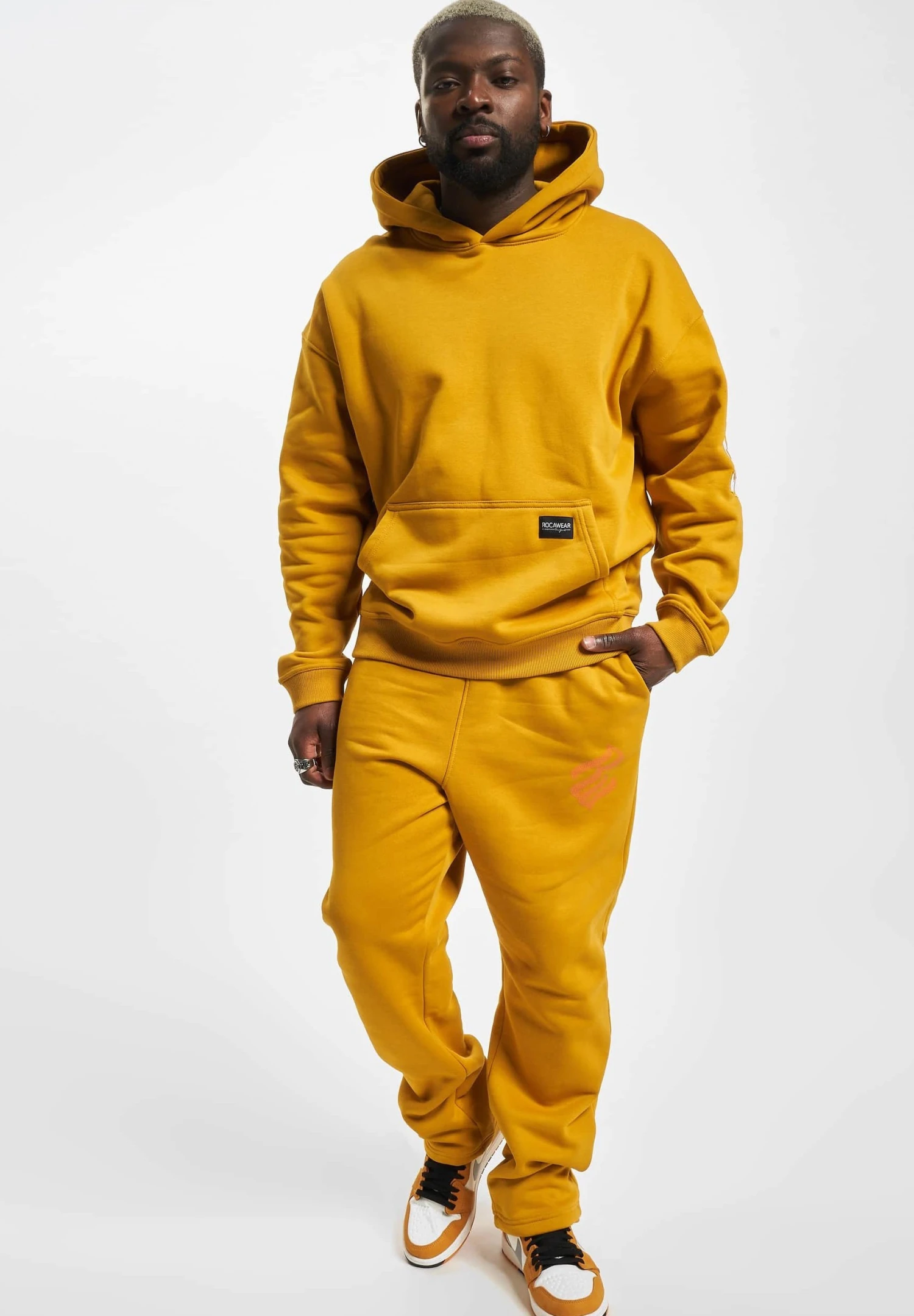 ROCAWEAR Louisville- Hoodie - Orange 4 ROCAWEAR Louisville- Hoodie - Orange - Afbeelding 2