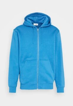 WEEKDAY Standard Zip Hoodie - Sweater Met Rits - Blue -About You Winkel dc30737beadf41fba779c0a74b287e23