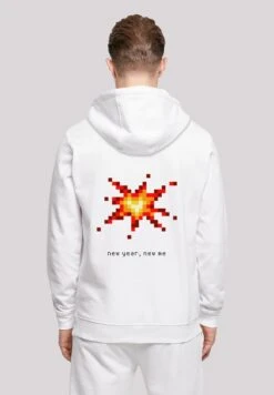 F4NT4STIC Silvester Party Happy People Only - Hoodie - White