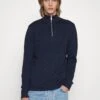 Selected Homme Slhmaine Half Zip - Trui - Dark Sapphire