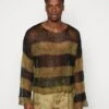 Jaded London Nirvana Striped Loose Jumper - Trui - Green/Black -About You Winkel e31eada7589e4c8db5846347c9ef8766