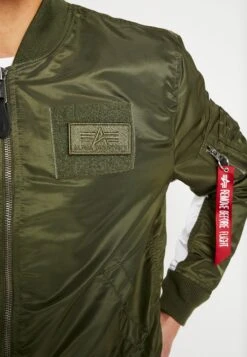 Alpha Industries Custom - Bomberjacks - Dark Green -About You Winkel e346f9797deb405283602c47e588111f