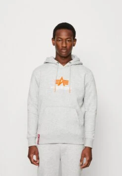 Alpha Industries Hoody - Hoodie - Grey Heather