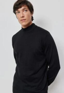 Standard Fit Basic Mock Turtleneck - Trui - Black -About You Winkel e7d24dc23655465fa9efe78c8b14d99d