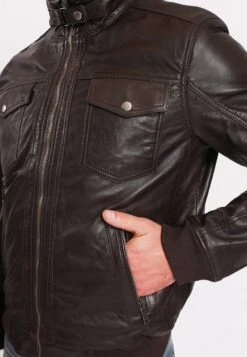 Lee Cooper Leren Jas - Brown -About You Winkel e7f9efed1c464cdf9bfe83c87cd60b70