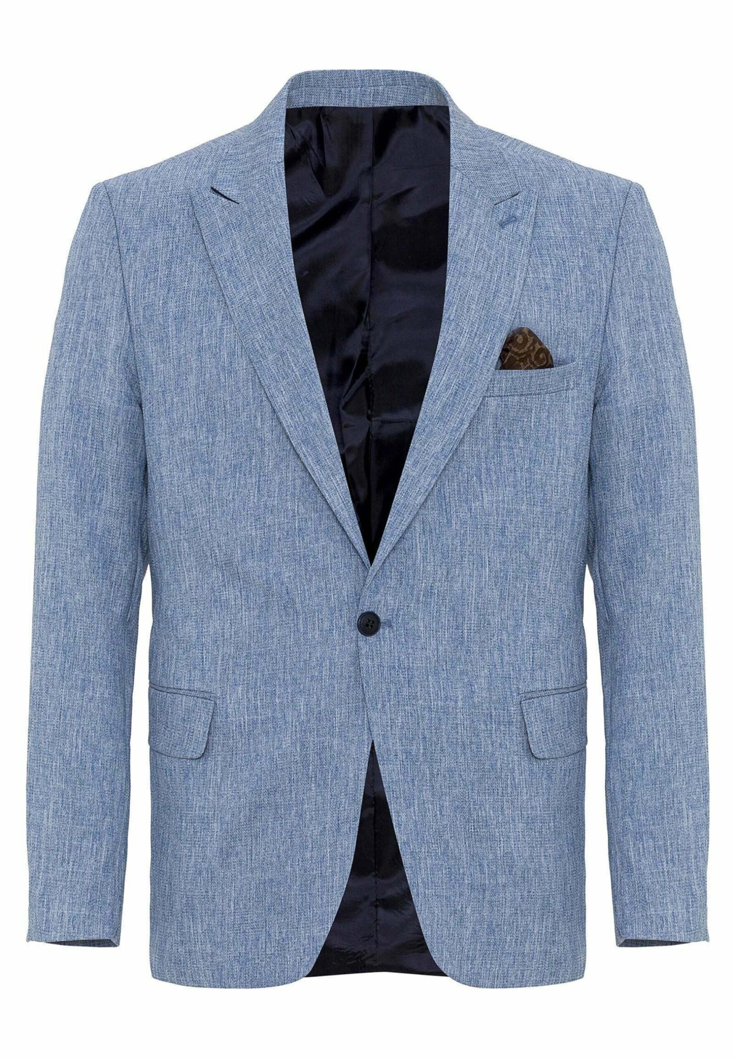 Blazer - Blue Melange 3 Blazer - Blue Melange