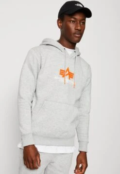 Alpha Industries Hoody - Hoodie - Grey Heather -About You Winkel eef9209367234d15883b6c7032242755