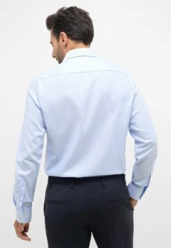 Eterna Struktur Modern Fit - Zakelijk Overhemd - Hellblau -About You Winkel ef035d24cccb411380faa90f9e146a41