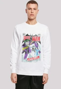 F4NT4STIC Dc Comics Batman Joker Playing Card Cover - Sweater - White