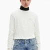 Calvin Klein Jeans Badge - Trui - Eggshell