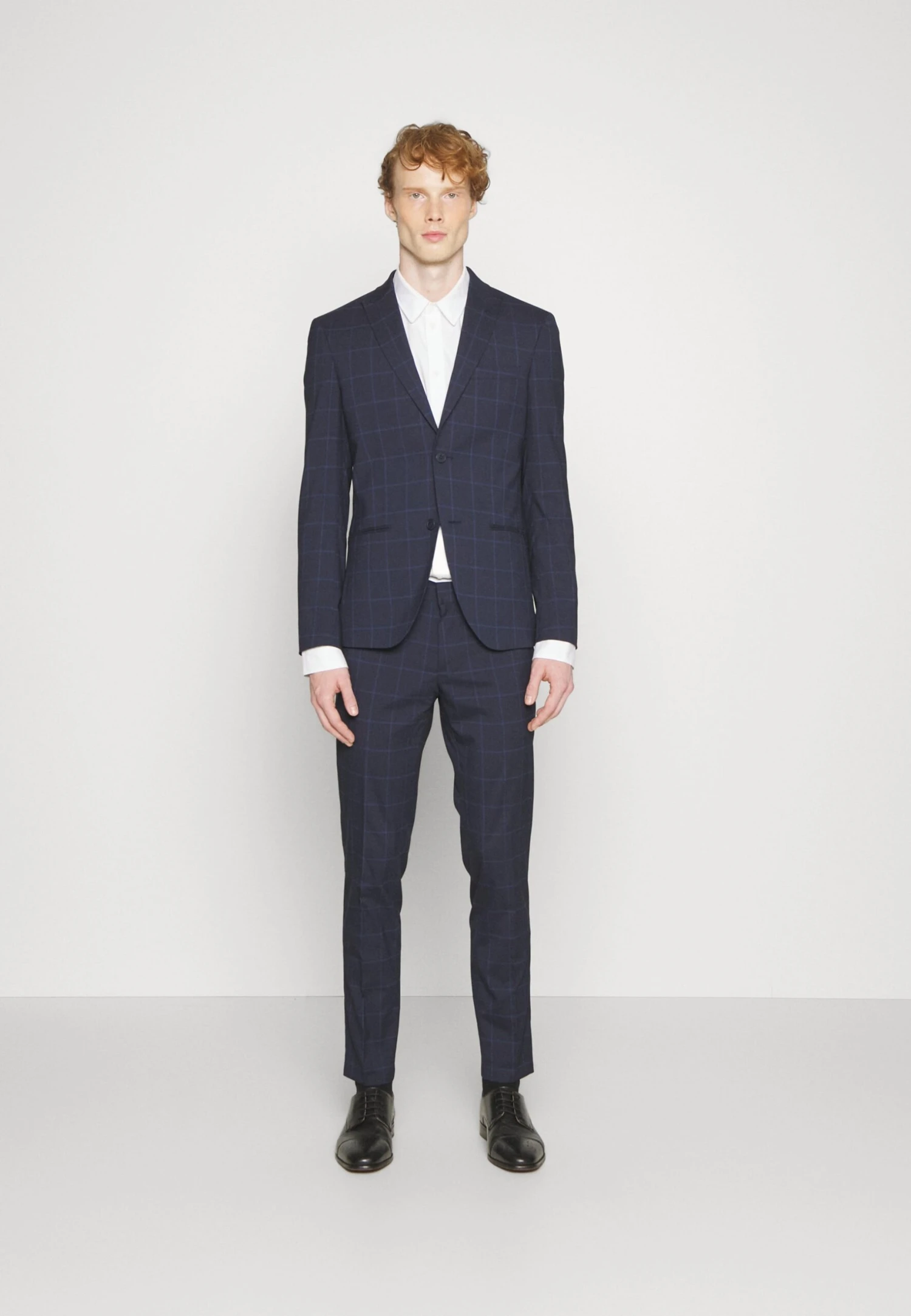 The Fashion Suit Peak - Kostuum - Navy Check 3 The Fashion Suit Peak - Kostuum - Navy Check