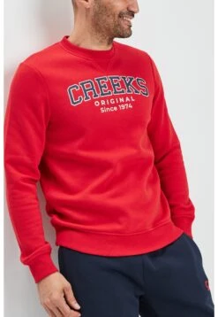 American Inspiration Fashion Cool Easy Round Ne - Sweater - Red