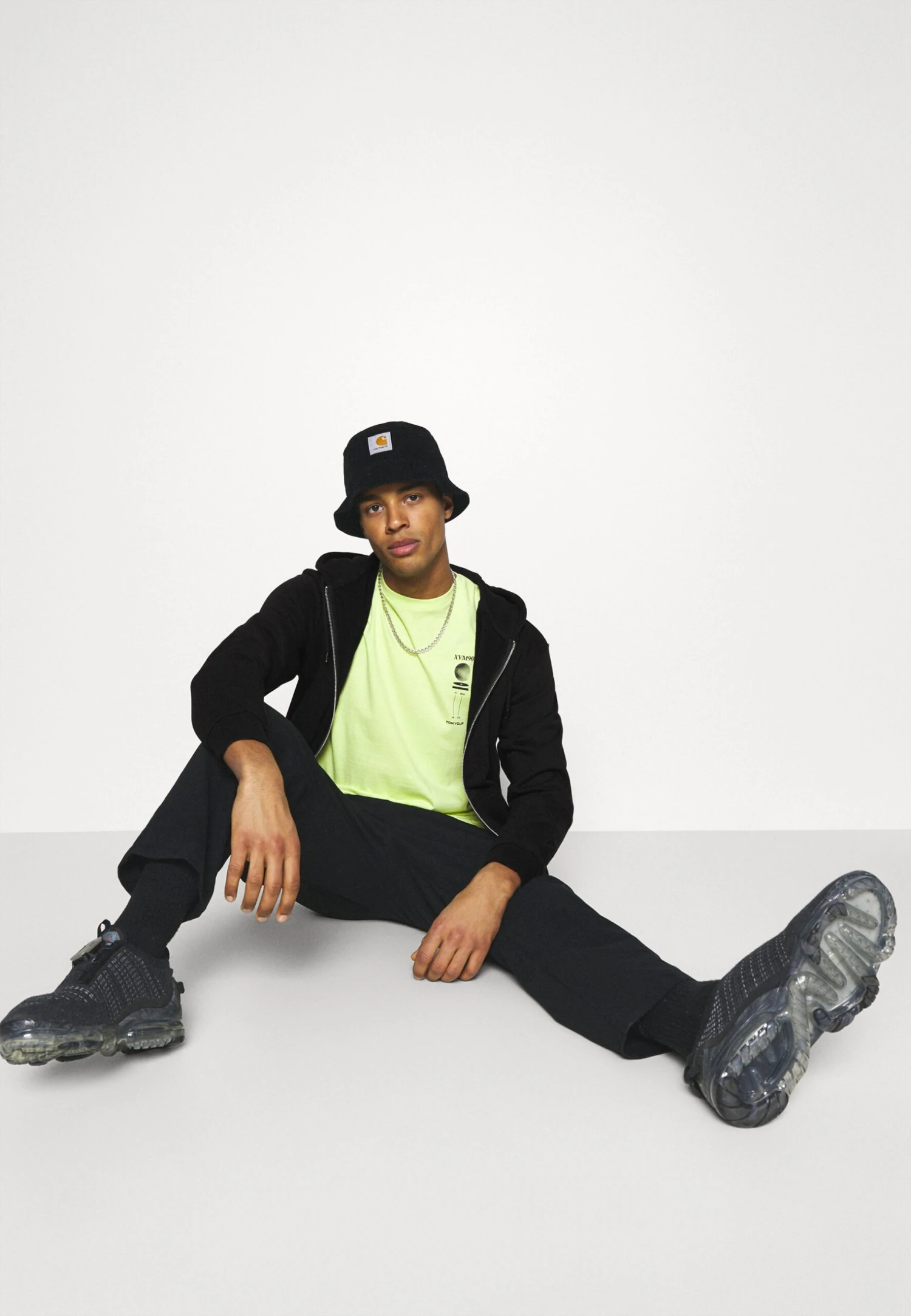 WEEKDAY Standard Zip Hoodie - Sweater Met Rits - Black 6 WEEKDAY Standard Zip Hoodie - Sweater Met Rits - Black - Afbeelding 4